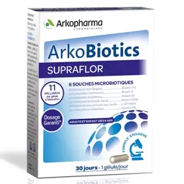 Arkopharma Arkobiotics Supraflor Probiotiques 30 gélules