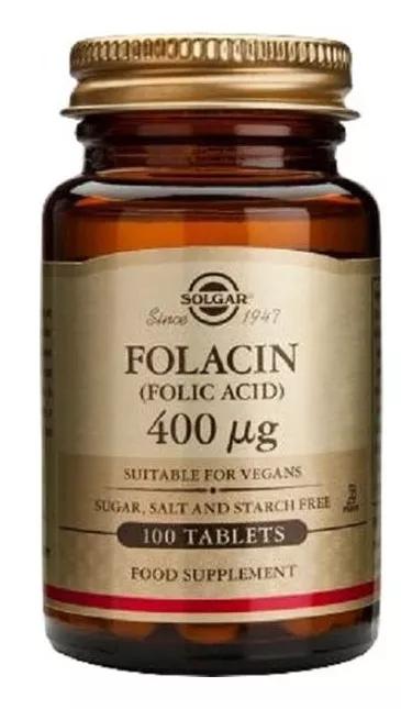 Solgar Folacín 400 mcg 100 comprimidos