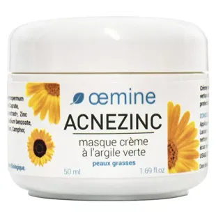 Oemine Acnezinc Maschera Crema all'Argilla Verde Bio 50ml