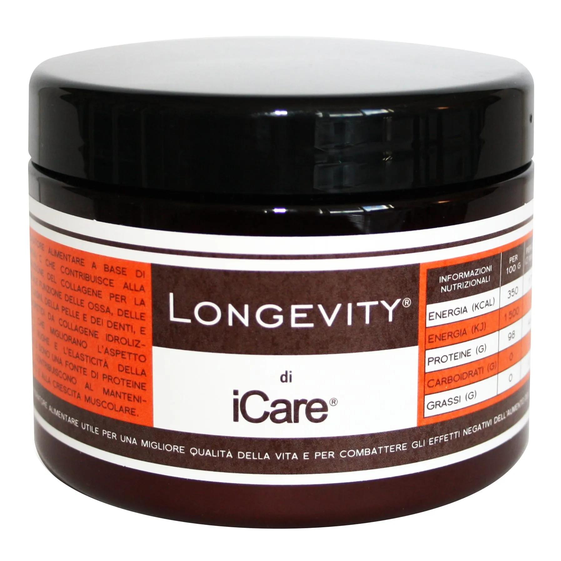 Longevity ICARE Integratore In Barattolo Con Misurino 150 g