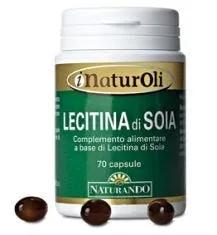 Naturando Lecitina Di Soia Integratore 70 Capsule