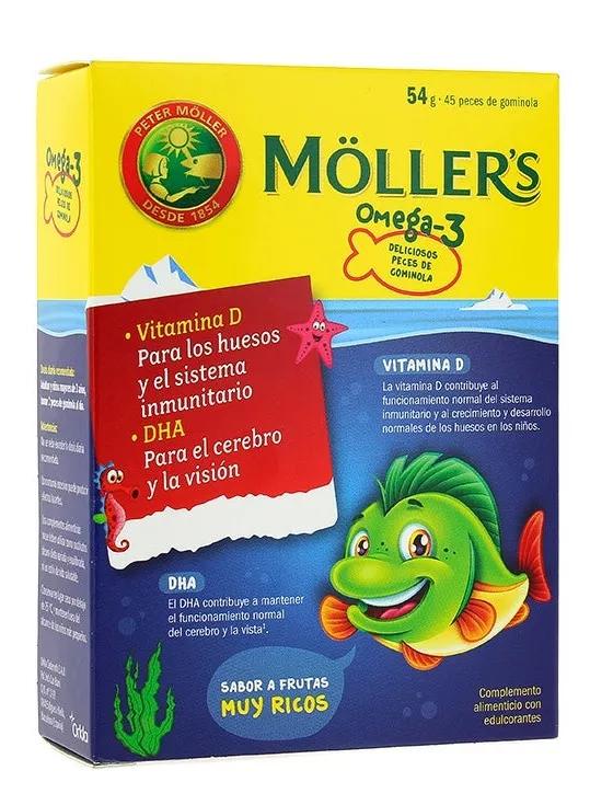 Moller's Omega 3 45 Gominolas