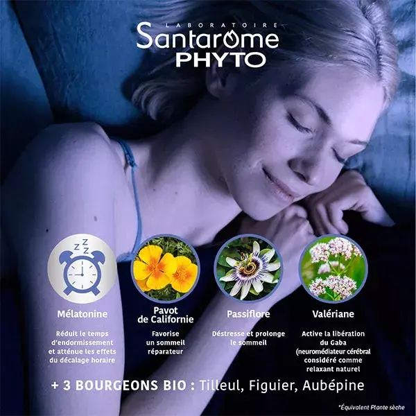 Santarome Bio Somnifor - Mélatonine 1,9 mg - 30 gummies