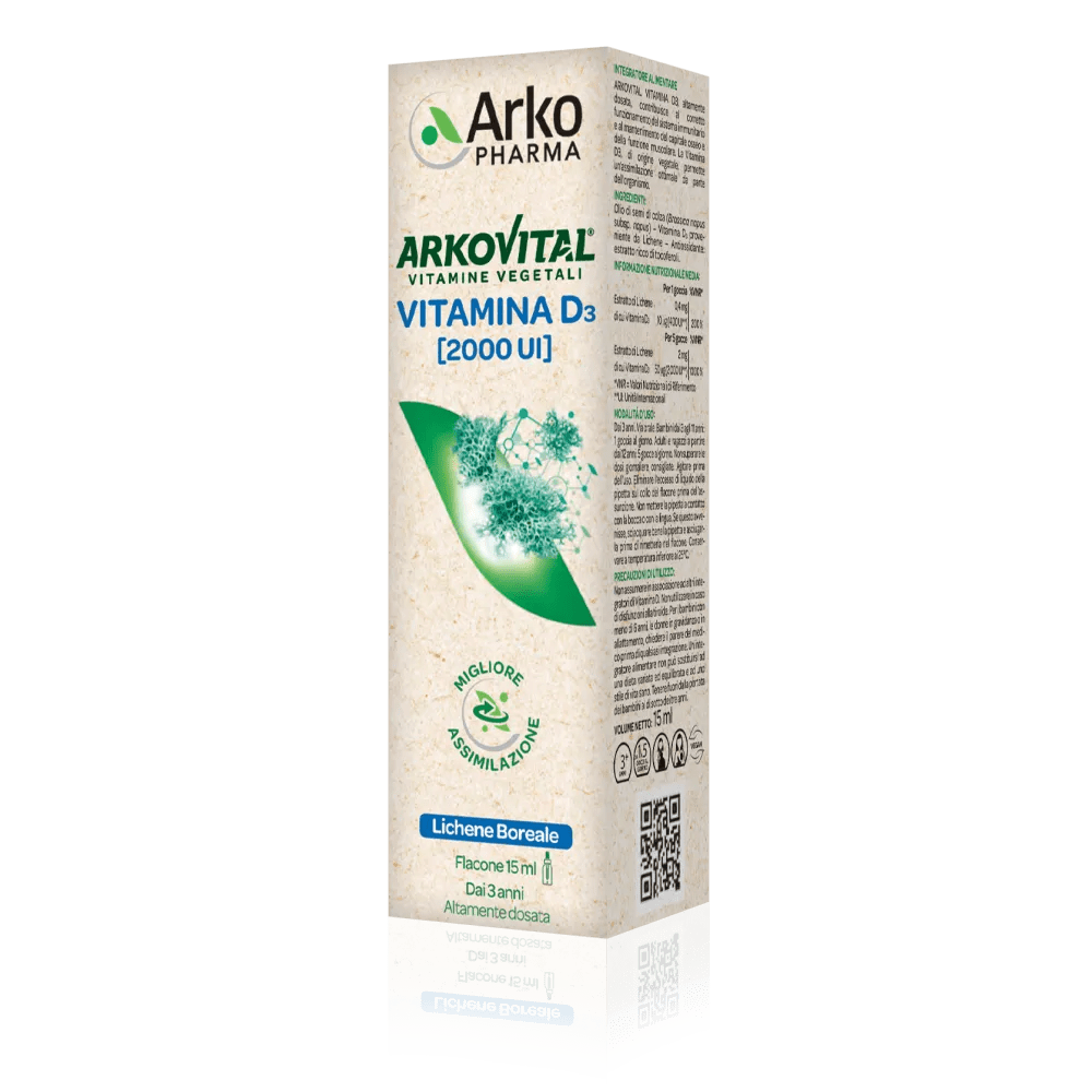 Arkopharma Arkovital Vitamina D3 2000UI 15 ml