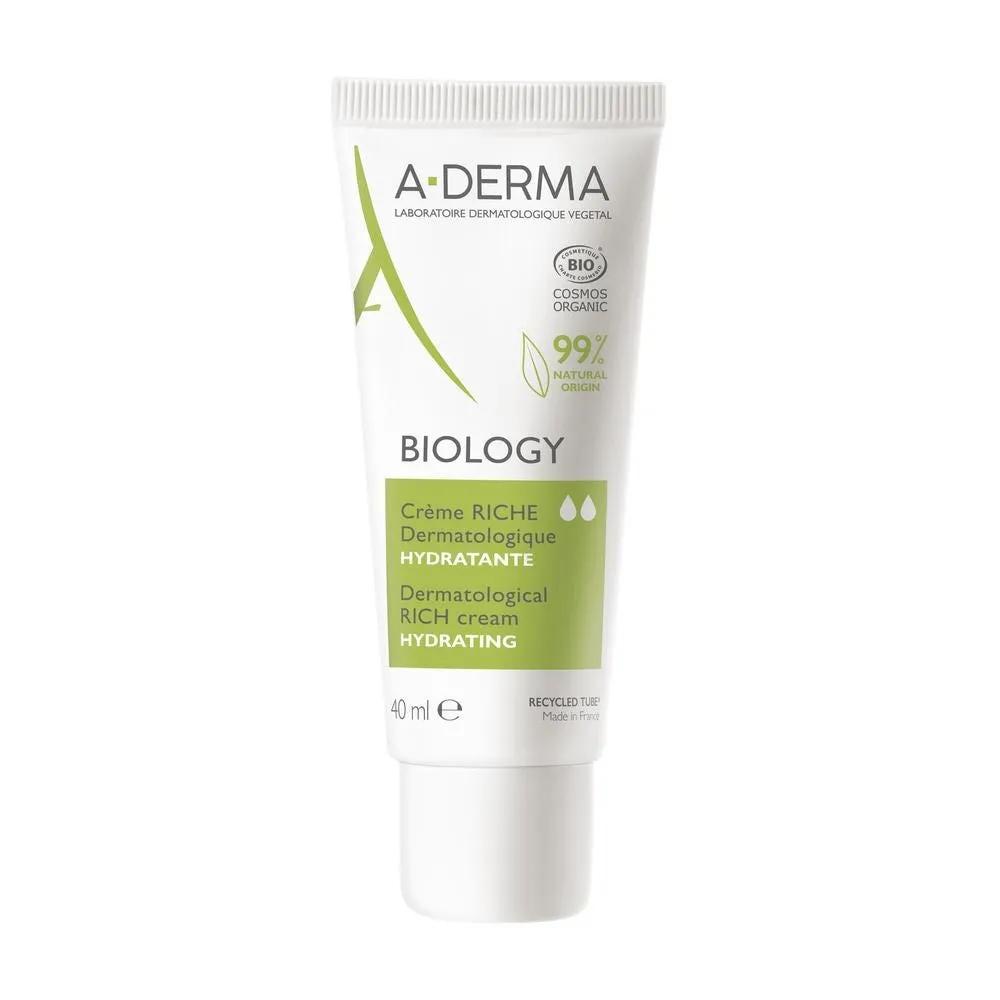 A-Derma Biology Crema Ricca Dermatologica Idratante 40 ml