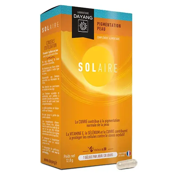 Dayang  Pigmentación/Piel Solar 30 comprimidos