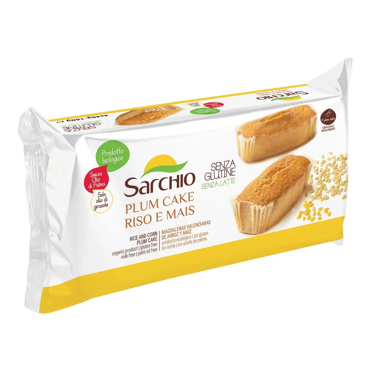 Sarchio Plum Cake di Riso e Mais 160 g