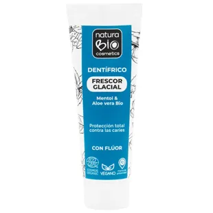 Naturabio Cosmetics Glacial Freshness Toothpaste Menthol &amp; Aloe 75 ml