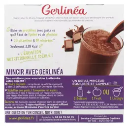 Gerlinéa Repas Minceur Boisson Chocolat 4 x 236ml