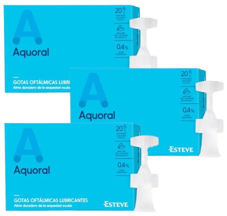 Aquoral Eye Lubricant 3x20 pcs