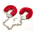 Menottes de cheville en velours Love Loki par Troula