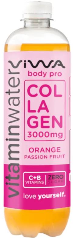 Viwa Vitaminwater Protection Corporelle Orange et Fruit de la Passion 600 ml