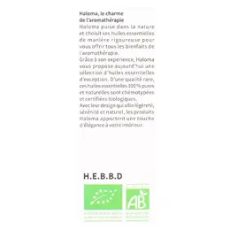 Haloma Huile Essentielle Menthe Poivrée Bio 10ml