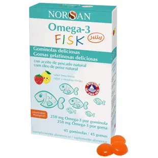 NORSAN Omega-3 FISK Jelly 45 Gummies