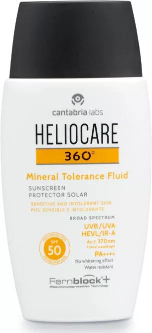 Heliocare Protetor Solar 360º Mineral Tolerance Fluid SPF50 50ml