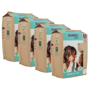 Bambo Nature Diapers T5 (12-18 Kg) 4x22 pcs