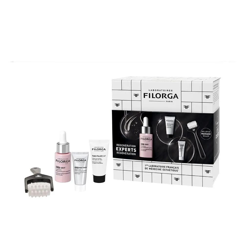 Filorga Cofanetto Expert Box Rigenerazione con 3 prodotti Filorga + Rullo Massaggiante in Regalo