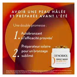 OENOBIOL PERFECT BRONZE SOLAIRE 2EN1 Autobronzant & Préparateur solaire 60 cps