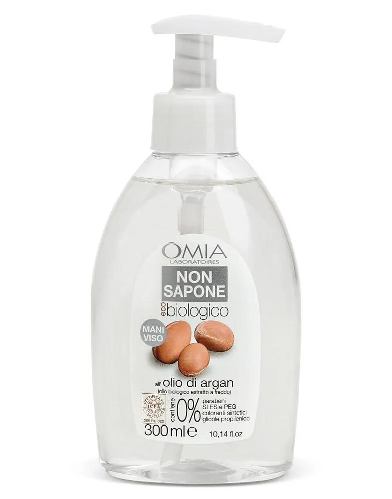 Omia Non Sapone Ecobio Viso Mani con Olio di Argan Bio 300 ml