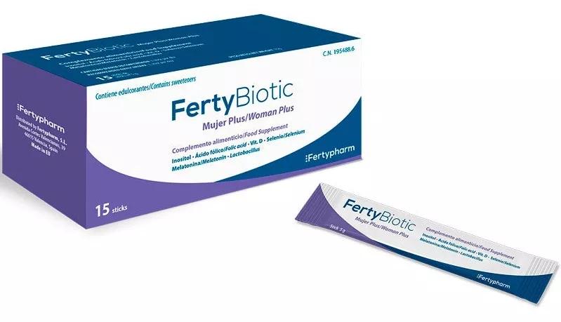 Fertybiotic Mulher Plus 15 Sticks