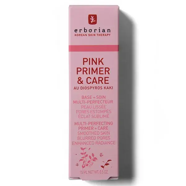 Erborian Pink Primer & Care Base Soin Multi-Perfecteur au Diospyros Kaki 15ml
