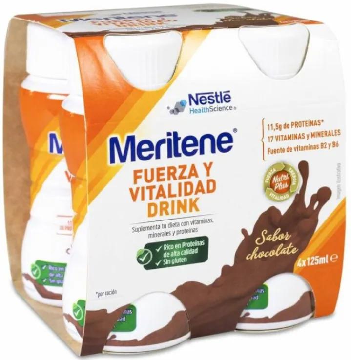 ATTIVO SENIOR CIOCCOLATO MERITENE 4X125ML