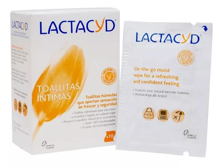 Lactacyd Lingettes Intimes 10 Unités