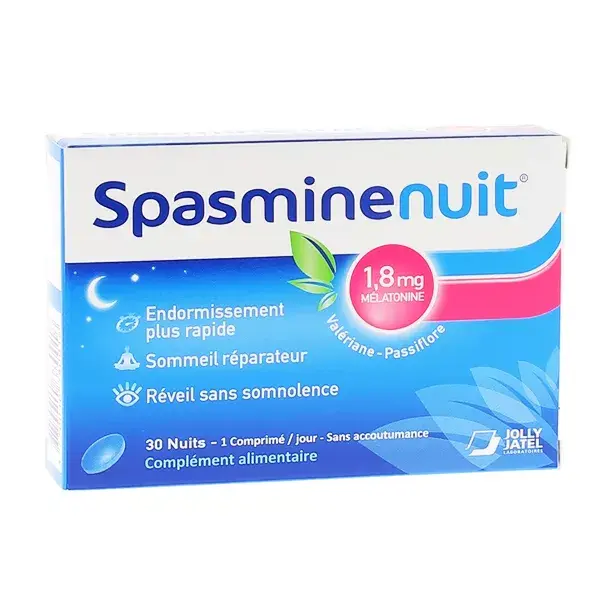 SpasmineNuit Melatonina 30 comprimidos