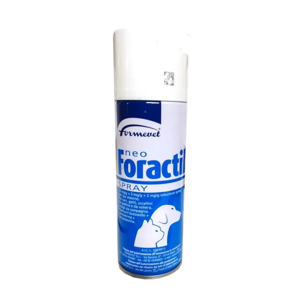 Neo Foractil Spray Insetticida Acaricida Cani e Gatti 200 ml