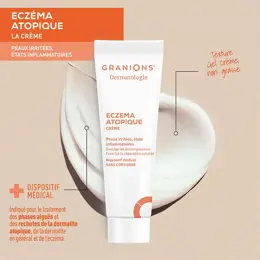 GRANIONS Crème Eczema - Anti Démangeaisons - Peau irritée - Sans Cortisone-30mL