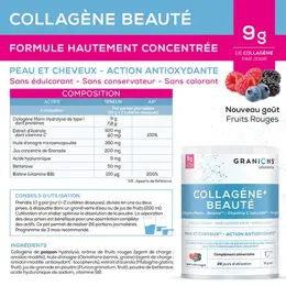 Granions Beauté Goût Fruits Rouges 260g Lot de 3