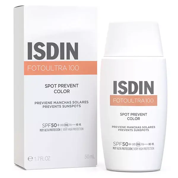 ISDIN FotoUltra Spot Prevent Color Crème solaire teintée SPF 50+ anti-tâches 50 ml