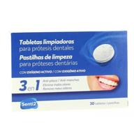 Senti2 Tabletas Limpiadoras de Prótesis Dentales 30 uds