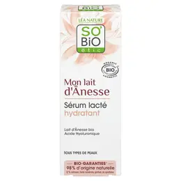 So'Bio Étic Mon Lait d'Ânesse Sérum Booster d'Hydratation Bio 30ml