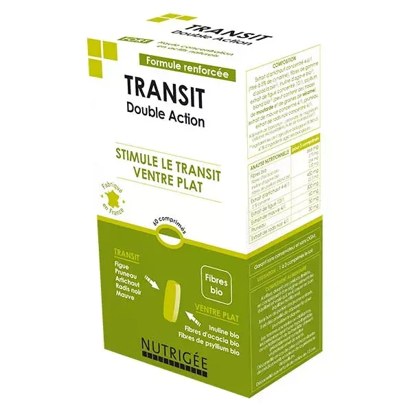 Nutrigée Transit Double Action 60 comprimés
