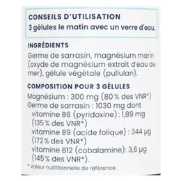 Oemine Magnégerm B6 B9 B12 Magnésium Marin Stress et Fatigue 60 gélules