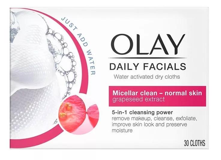 Olay Toalhitas desmaquilhantes Pele Normal Cleanse 30Uds