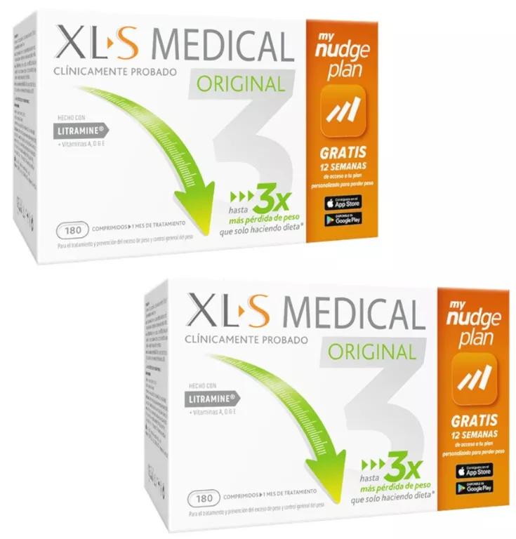 XLS Medical Original Captagrasas 2x180 Comprimidos