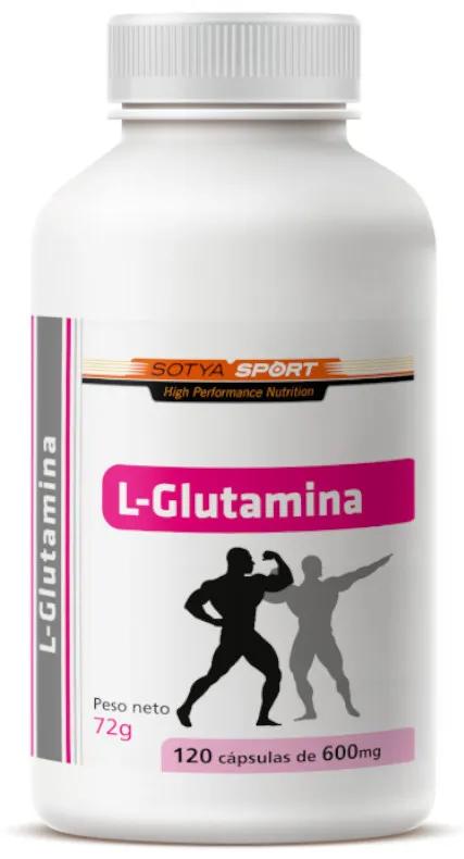 L-Glutamine Sotya 600 mg 120 Capsules