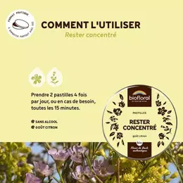 Biofloral Rester Concentré Pastilles Bio Pastilles Emotion 50 Gr