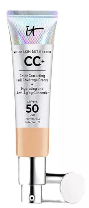 Cosmetica la tua pelle ma meglio CC+ Fondotinta in crema SPF50+ Abbronzatura media