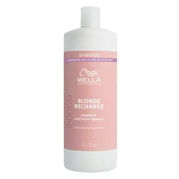 Wella Professionals Invigo Blonde Recharge Shampoing raviveur de couleur 1L