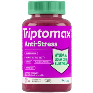Triptomax Anti-Stress Passion Fruit 60 Gummies