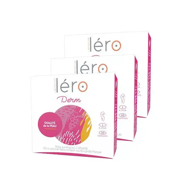 Léro Derm Triple Pack, 3 x 30 capsules