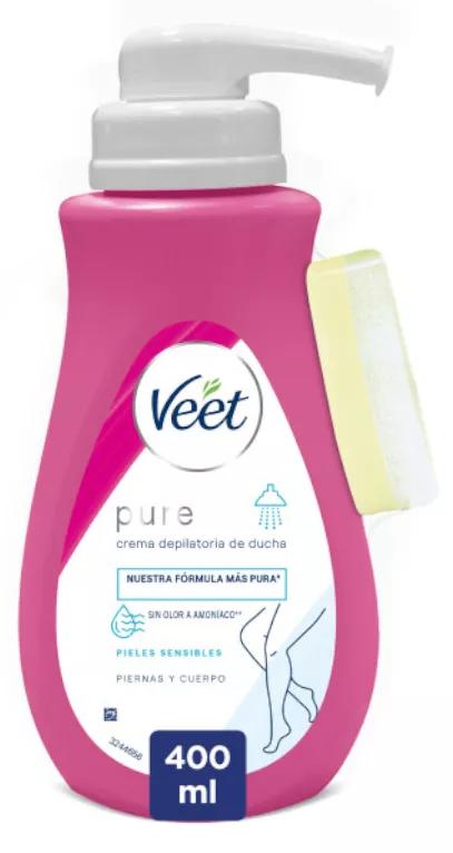 Hair removal Cream sensitive skin shower Veet 400 ml