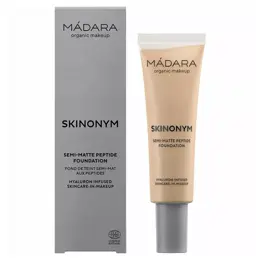 MÁDARA Skinonym Fond de Teint Semi-Mat aux Peptides N°35 True Beige 30ml