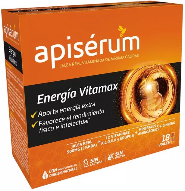 Apisérum Jalea Real Energía Vitamax 18 Viales