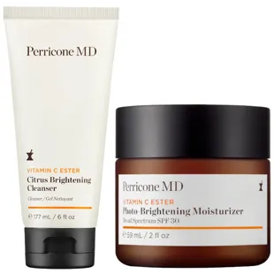 Perricone Vitamine C Ester Photo-Brightening Moisturizer SPF30 59 ml + Citrus Brightening Cleanser 17 ml