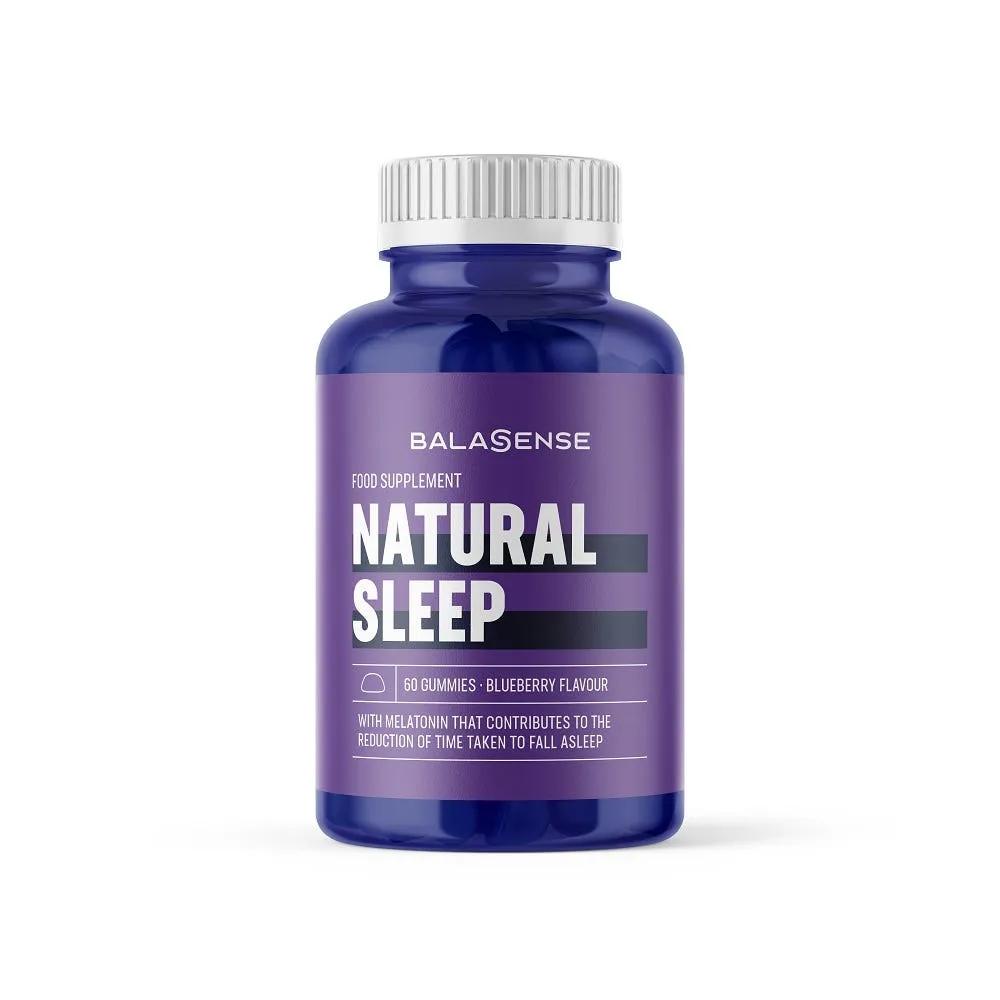 Balasense Natural Sleep Integratore Con Melatonina Naturale Per Il Sonno 60 Gommose