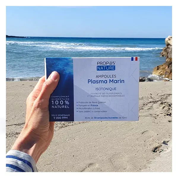 Propos'Nature - Eau de mer Isotonique - Plasma Marino - Quinton - 30 fiale